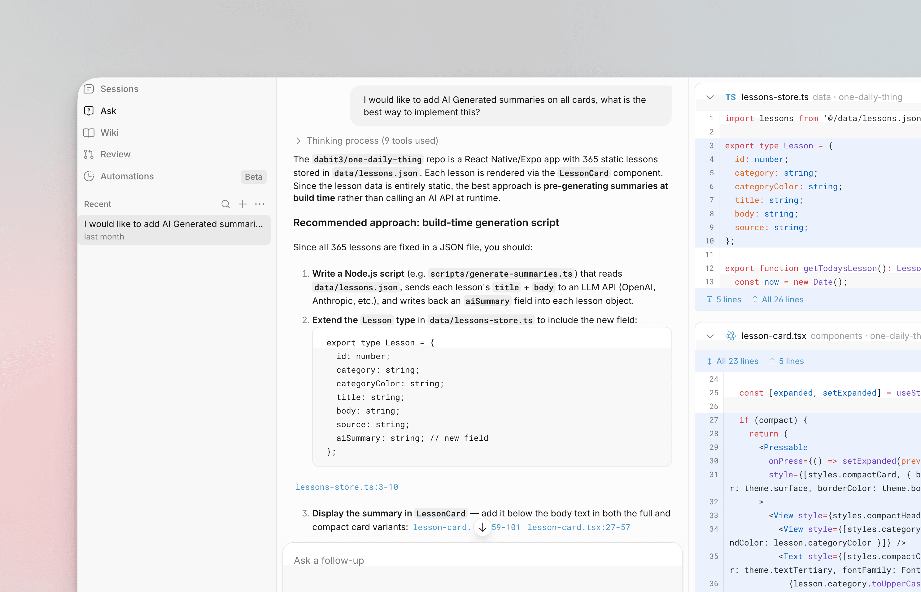New Feature Development