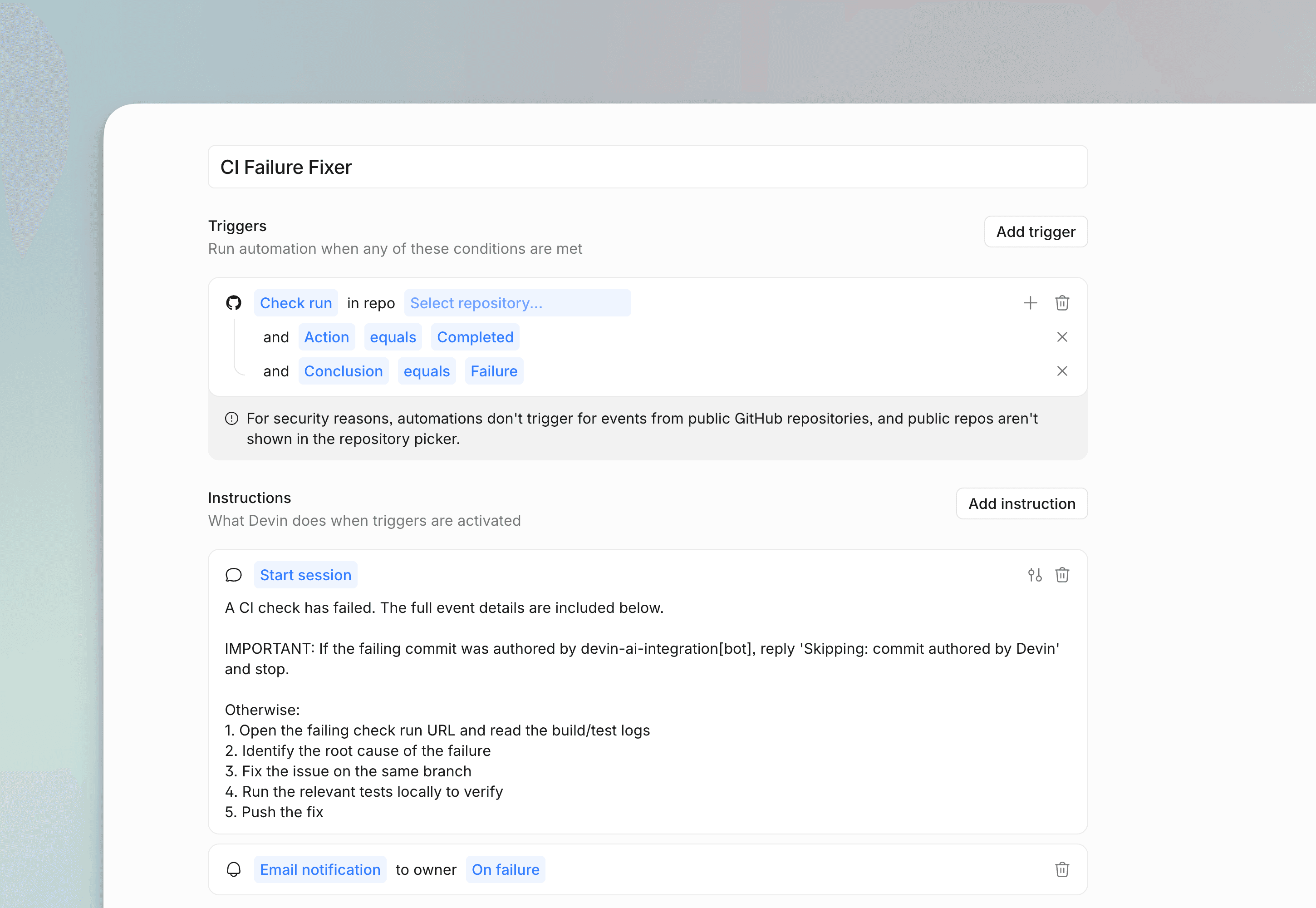Event-Driven Automations