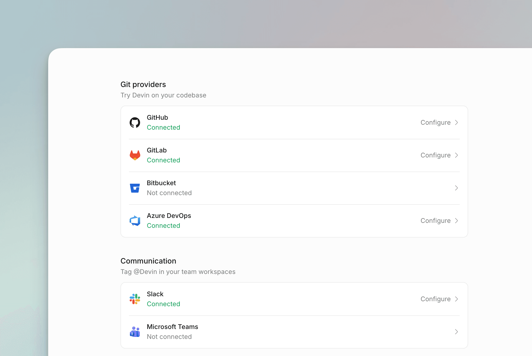 Integrations