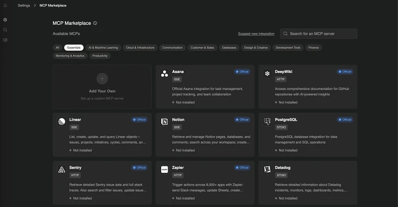 MCP Marketplace