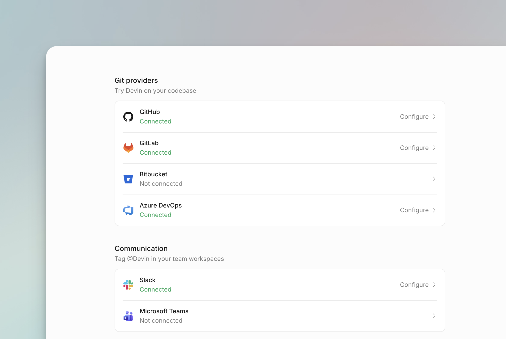 Integrations