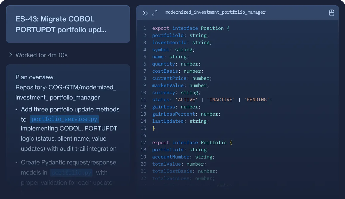Mainframe / COBOL Migrations