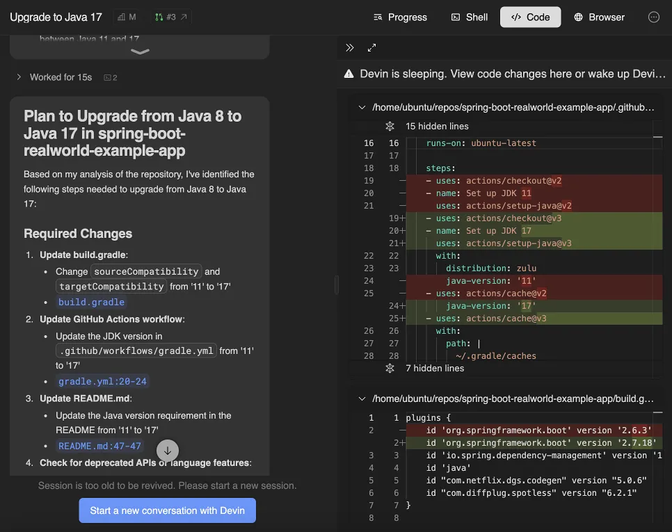 Java Version Upgrades